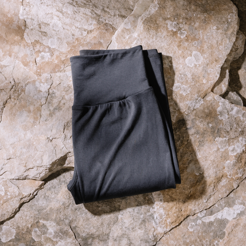 Charcoal bamboo postpartum recovery leggings
