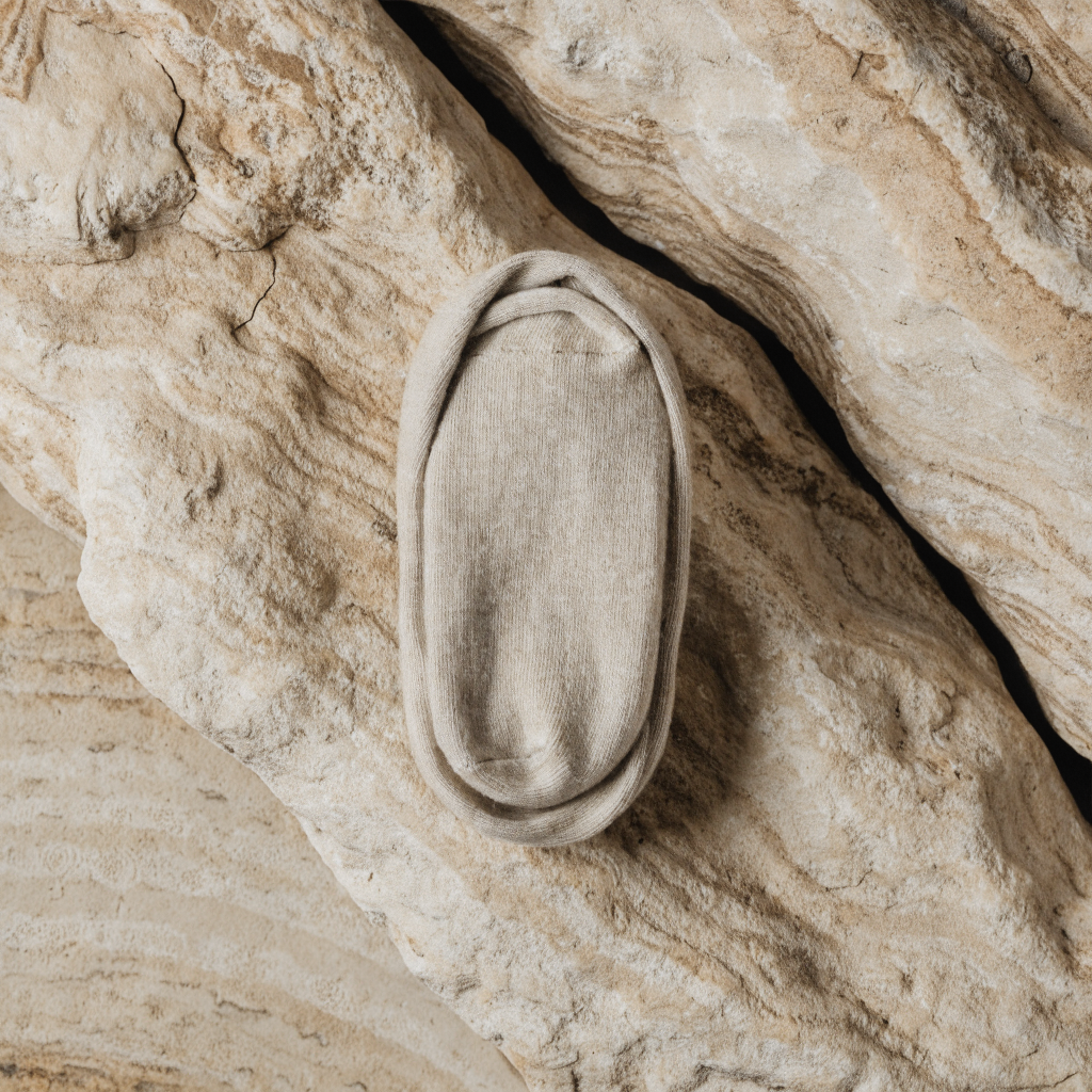 Oatmeal bamboo bed socks