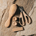 Baby Comb & Brush — Wood