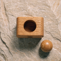 Montessori Object Permanence Box — Oak