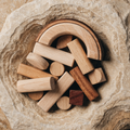 Wooden Building Arch & Blocks Set