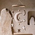 Wooden Moon & Stars Mobile