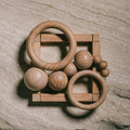Wooden Grasping Rings Mobile