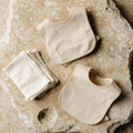 Bamboo Everyday Bib & Wipe Set