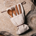 Wooden Everyday Travel Cutlery Set