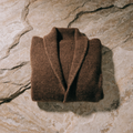 Merino Lounge Cardigan — Brown
