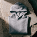 Pure Cashmere Lounge Hoodie — Fog Grey