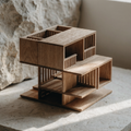 Museum-Grade Wooden Dolls House