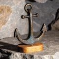 Cast Bronze Admiralty Anchor Sculpture