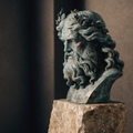 Cast Bronze Sea-God Bust
