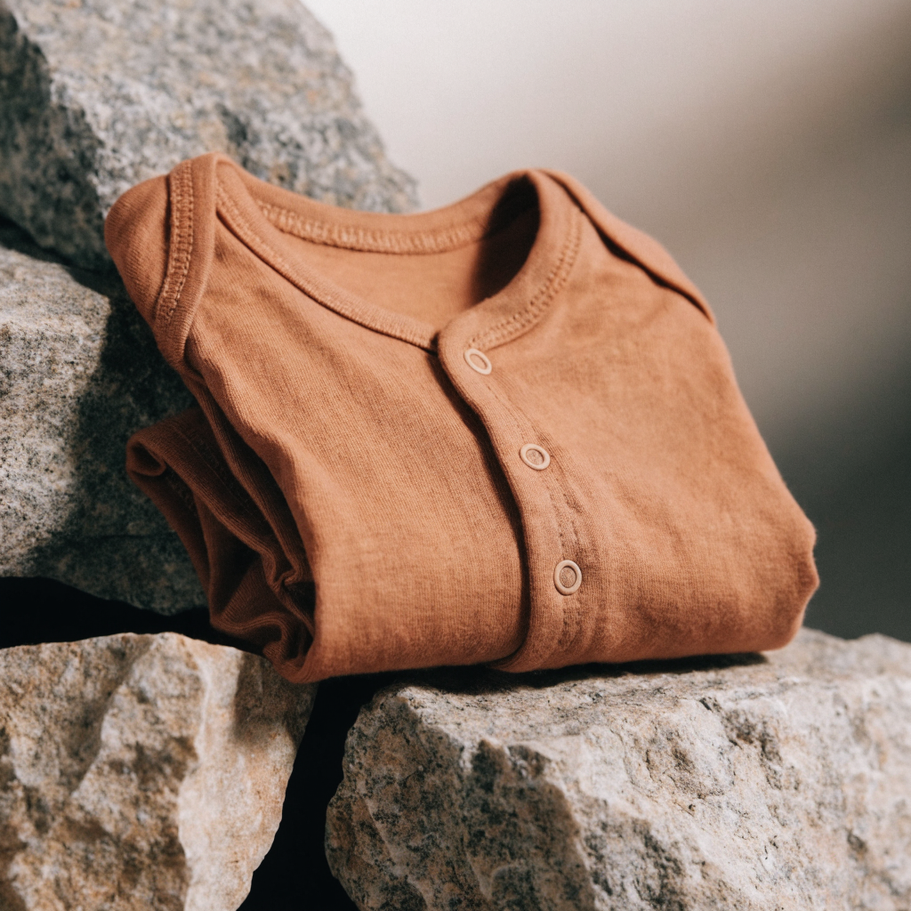 Clay snap-front bodysuit