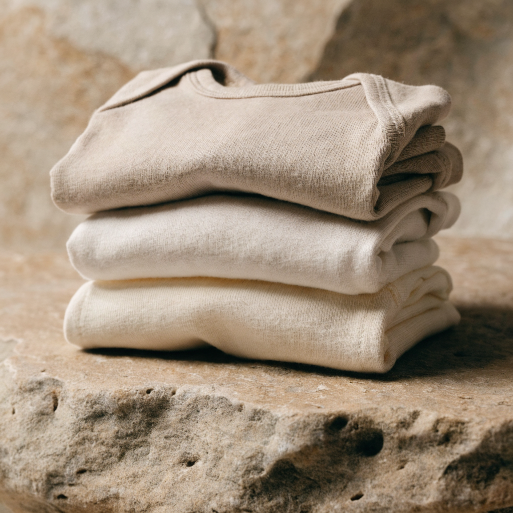 Organic three-pack bodysuits
